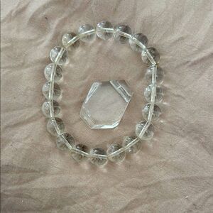 Pratt Daddy Lucite Bracelet and Pendant